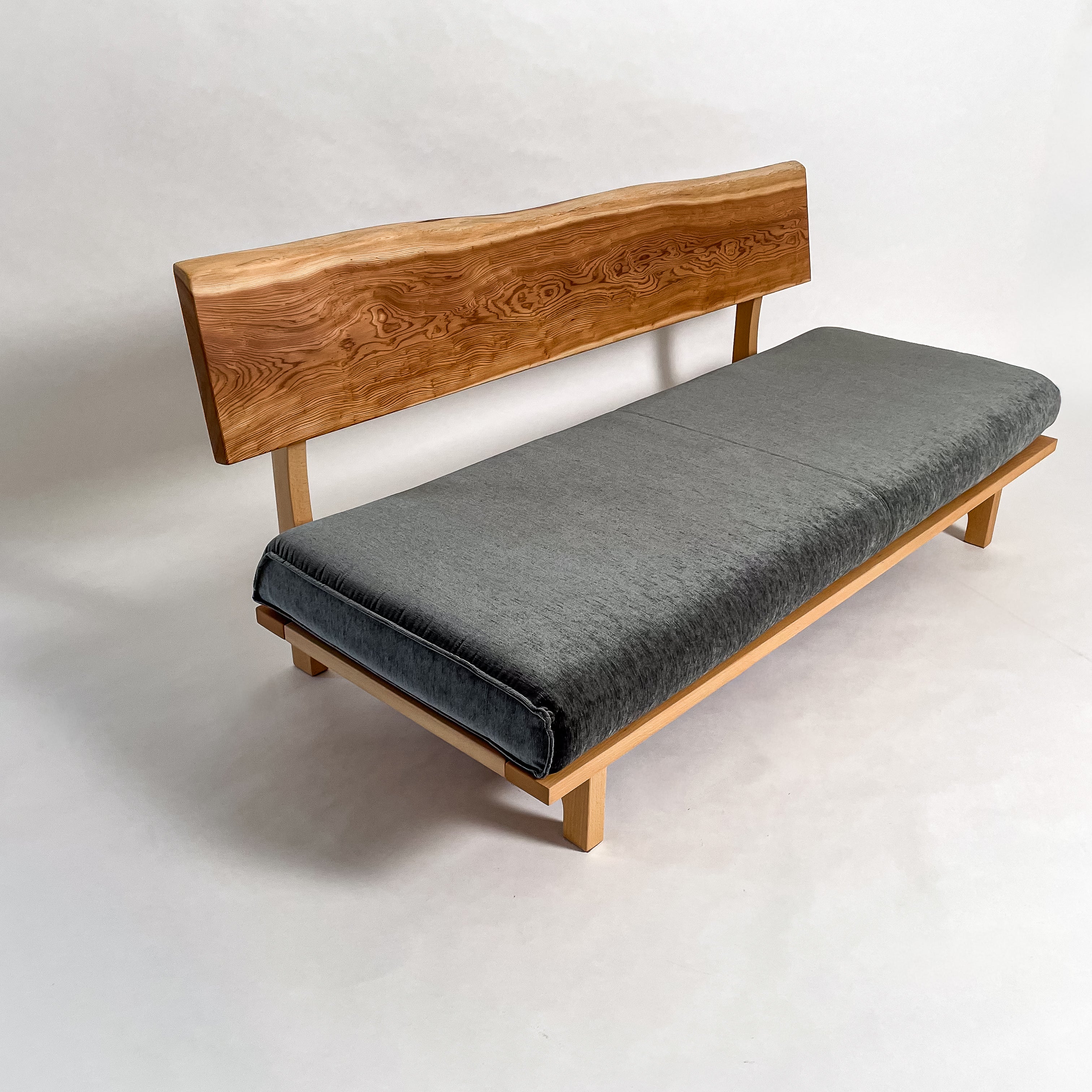 No.1990N3　吉野杉（よしのすぎ）/天然無垢 一枚板ソファ