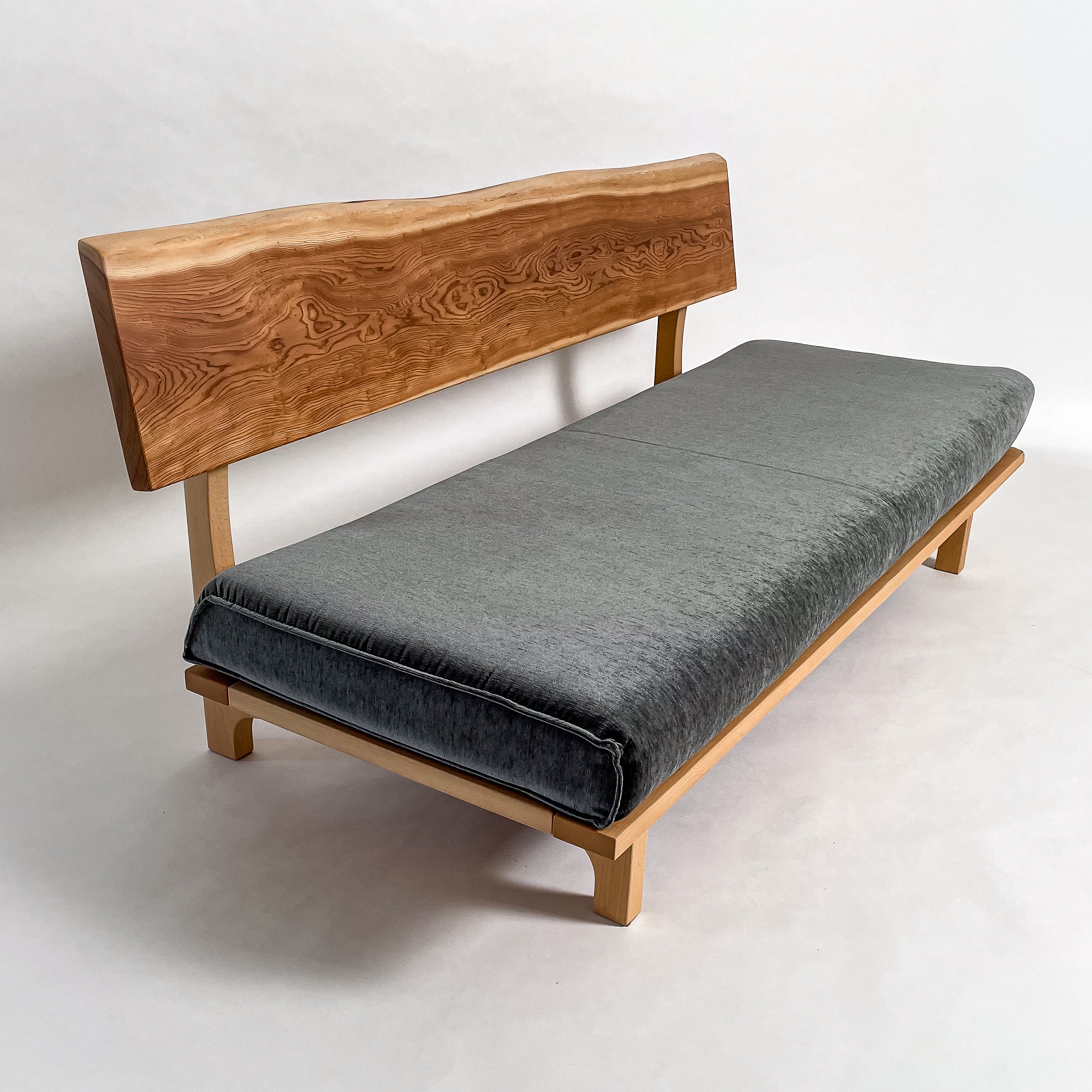 No.1990N3　吉野杉（よしのすぎ）/天然無垢 一枚板ソファ