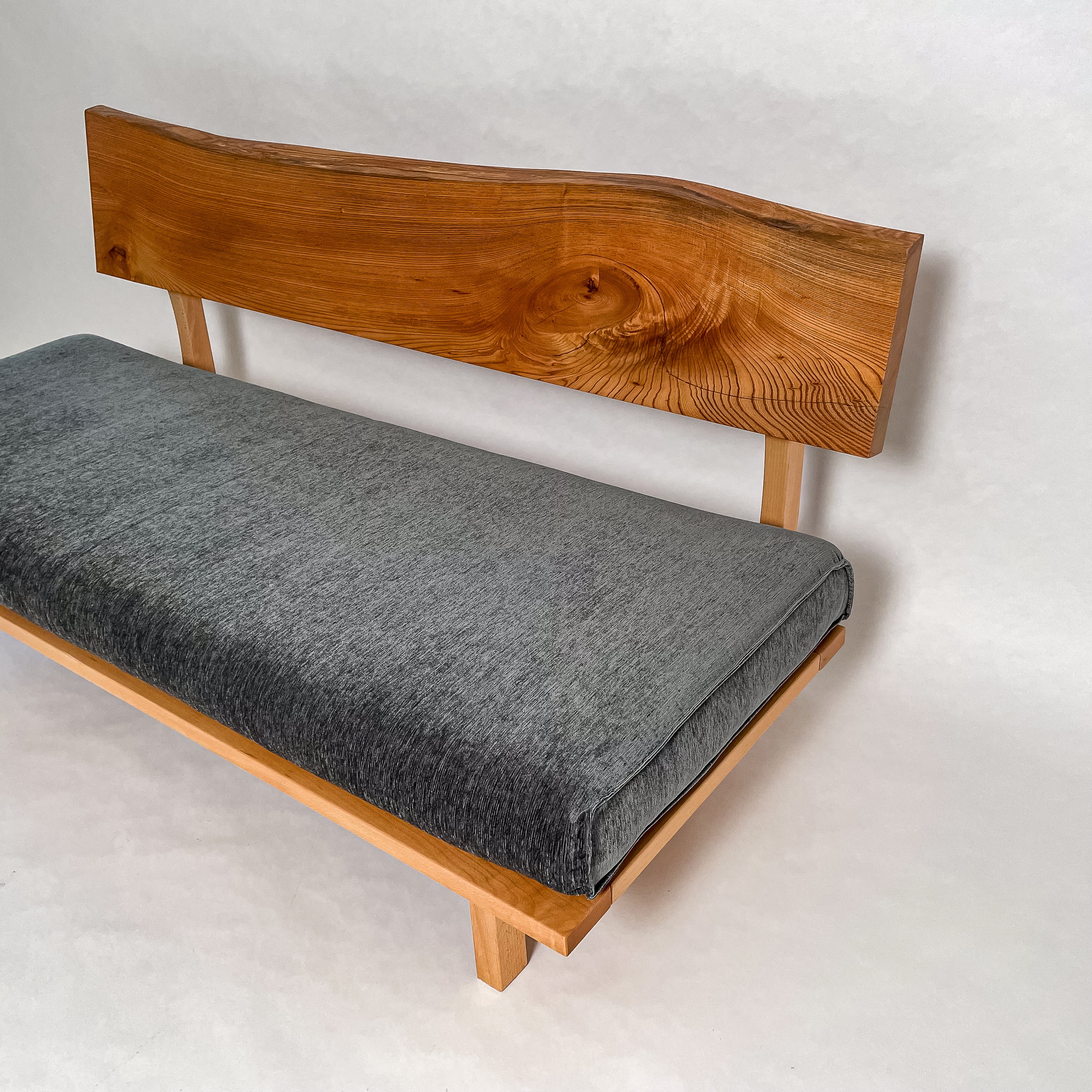 No.2021N3　欅（けやき）/天然無垢 一枚板ソファ