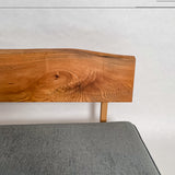 No.2021N3　欅（けやき）/天然無垢 一枚板ソファ