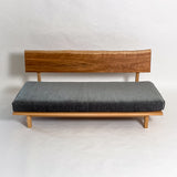 吉野杉 無垢材 一枚板ソファ 3人掛け 横 クッションなし