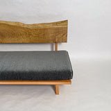 黄檗 天然木 一枚板ソファ 3人掛け 横右半分 クッションなし