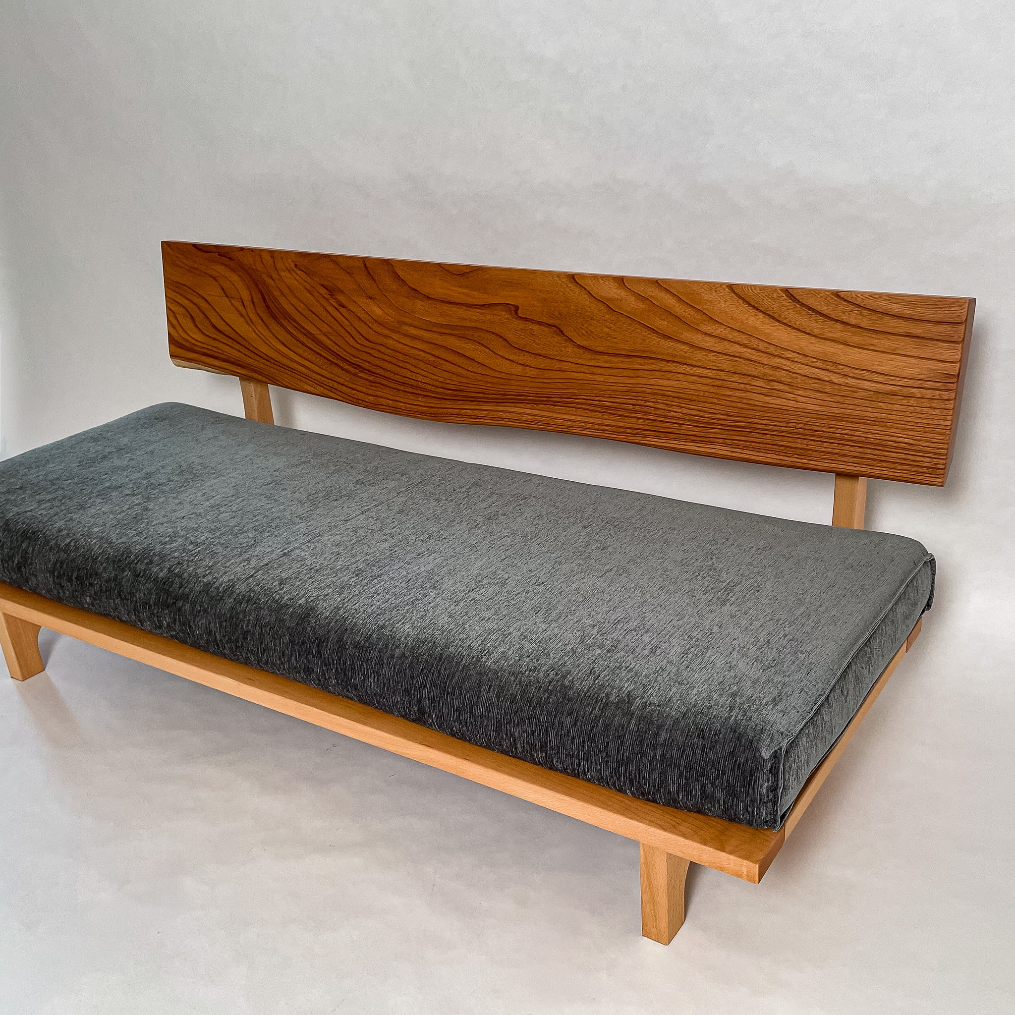 No.1994N3　欅（けやき）/天然無垢 一枚板ソファ