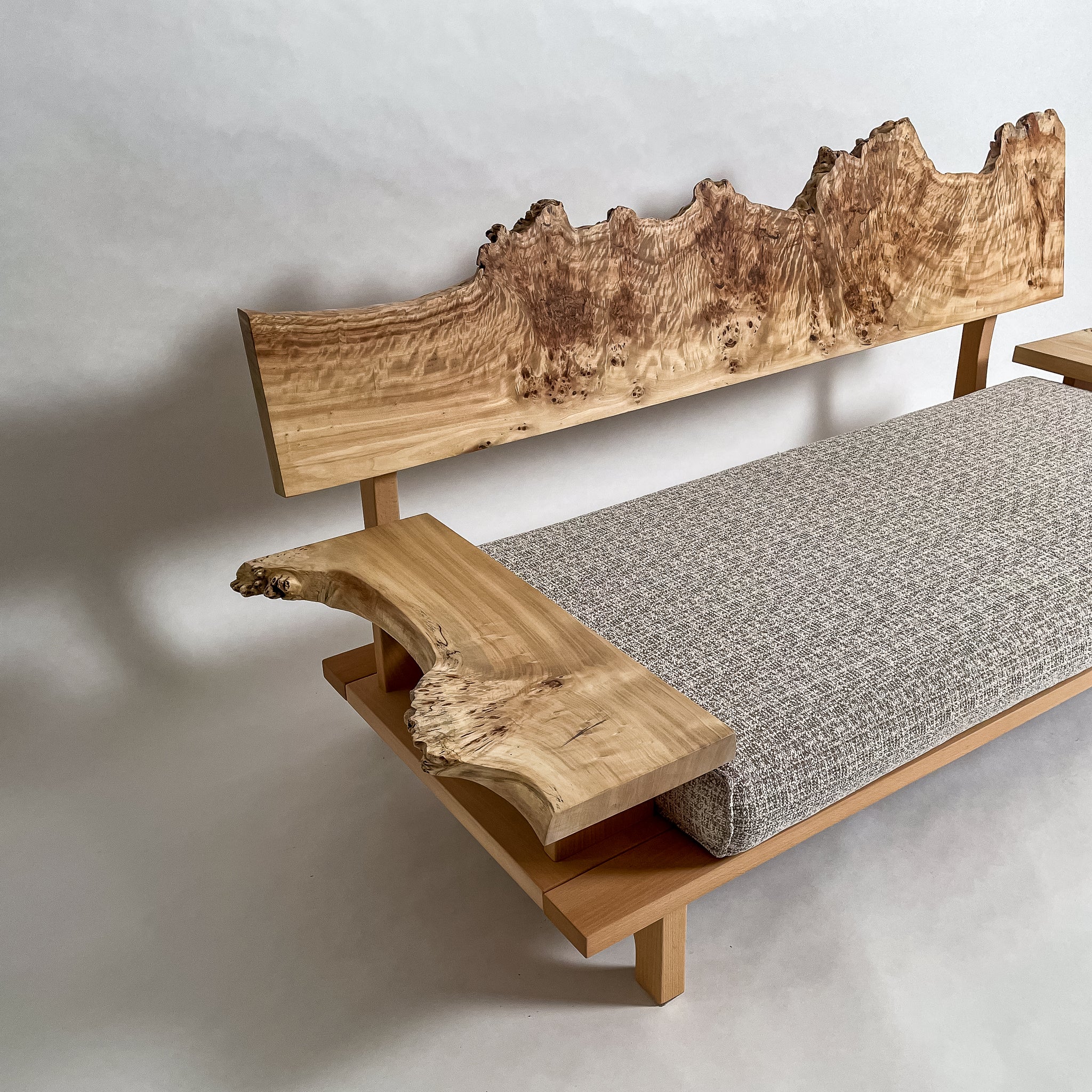 No.2053N　ポプラ/天然無垢 一枚板ソファ