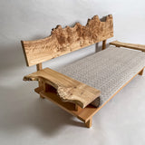 No.2053N　ポプラ/天然無垢 一枚板ソファ