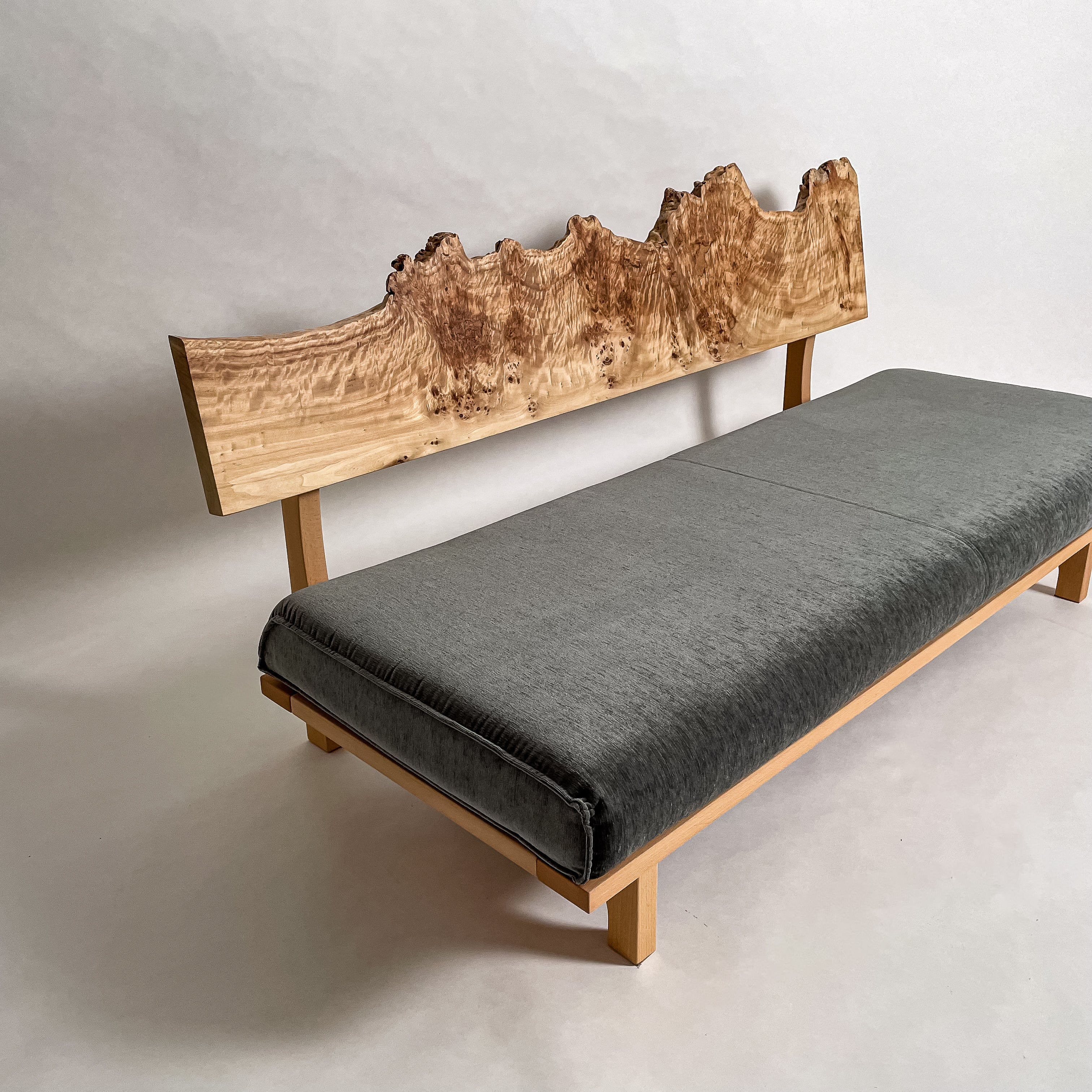 No.2053N3　ポプラ/天然無垢 一枚板ソファ