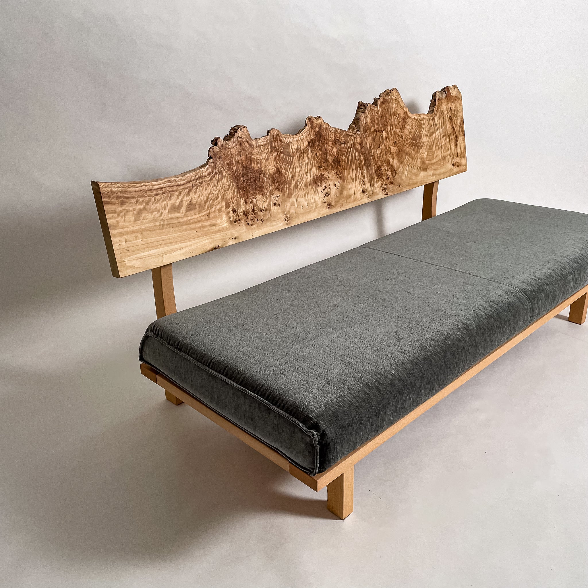 No.2053N3　ポプラ/天然無垢 一枚板ソファ