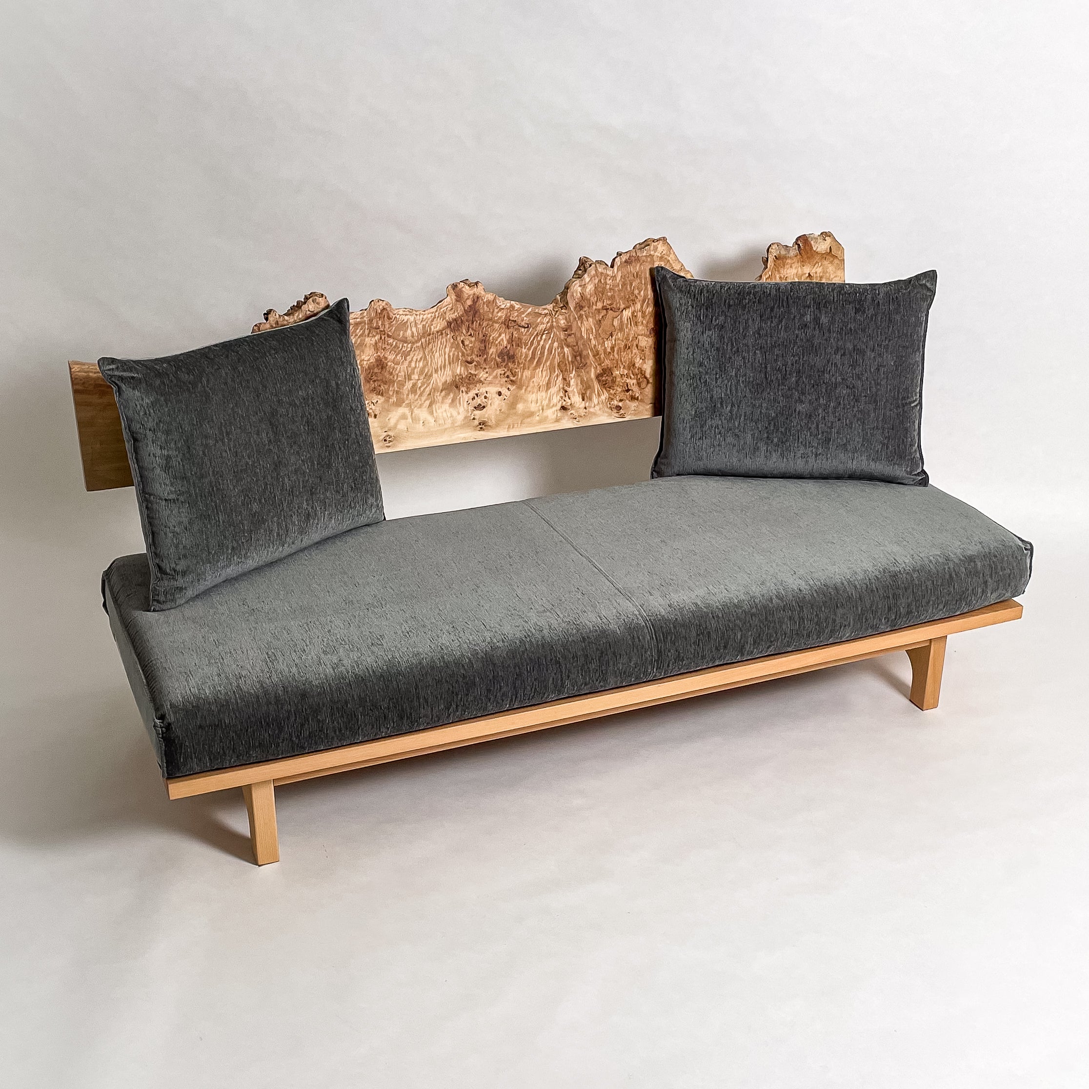 No.2053N3　ポプラ/天然無垢 一枚板ソファ