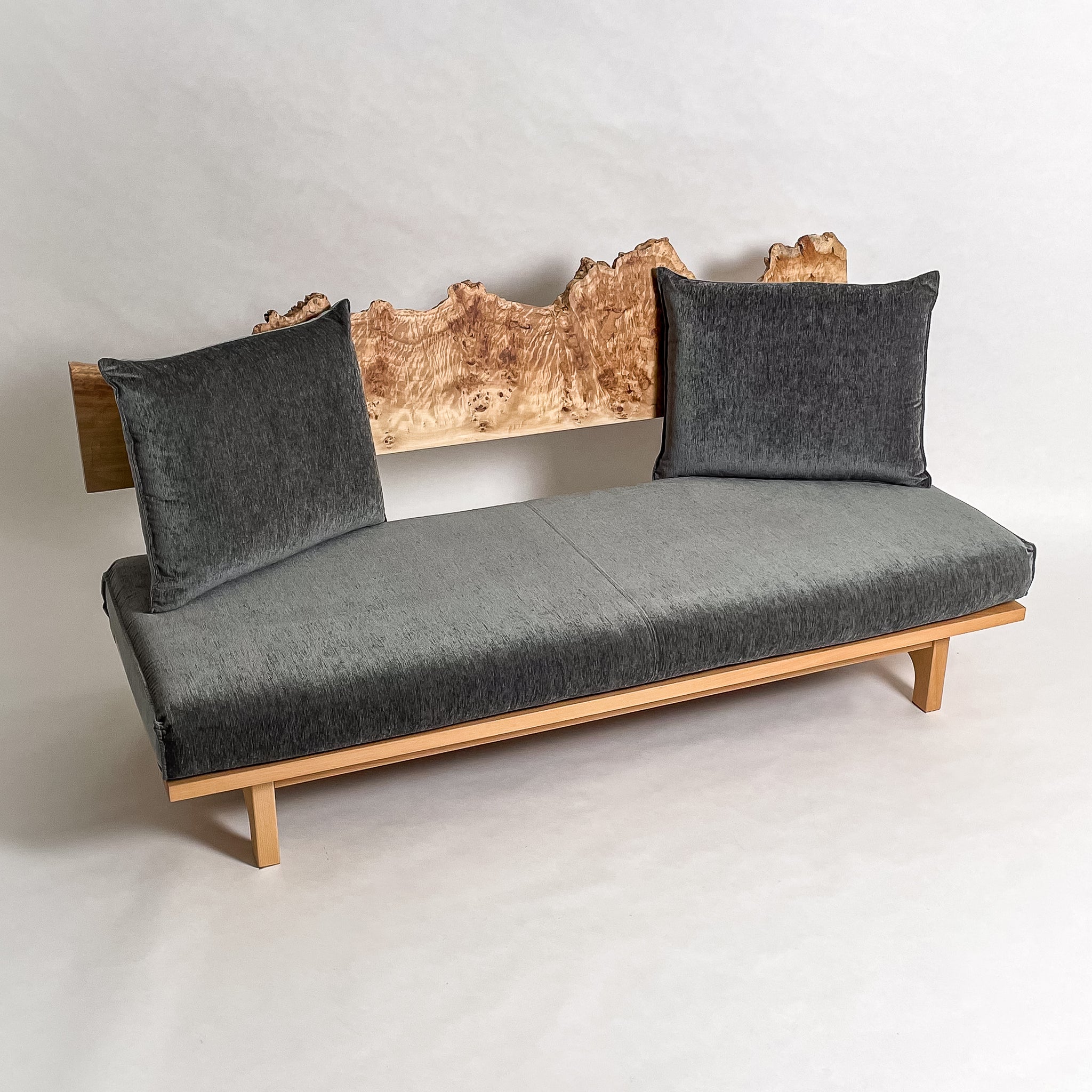 No.2053N3　ポプラ/天然無垢 一枚板ソファ