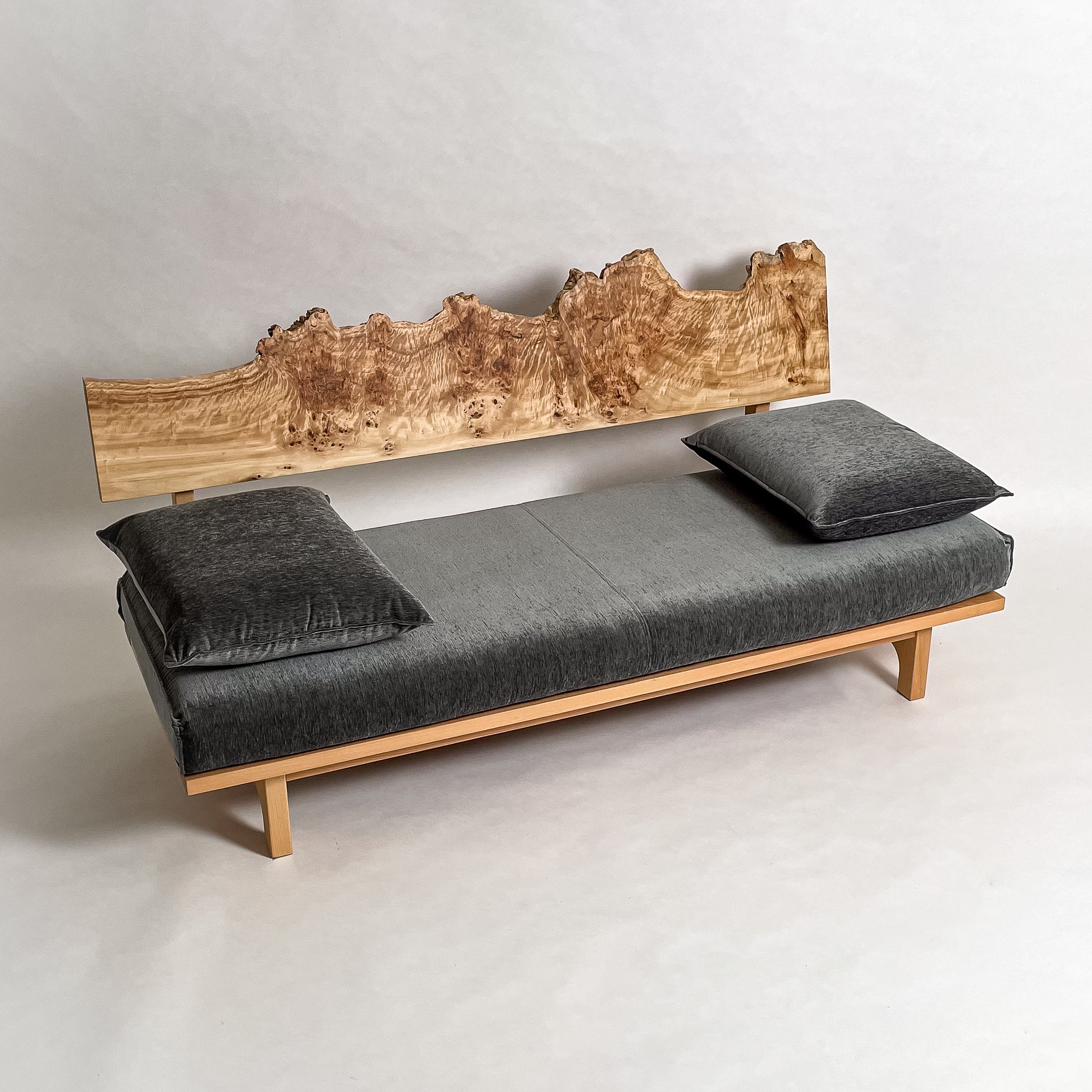 No.2053N3　ポプラ/天然無垢 一枚板ソファ