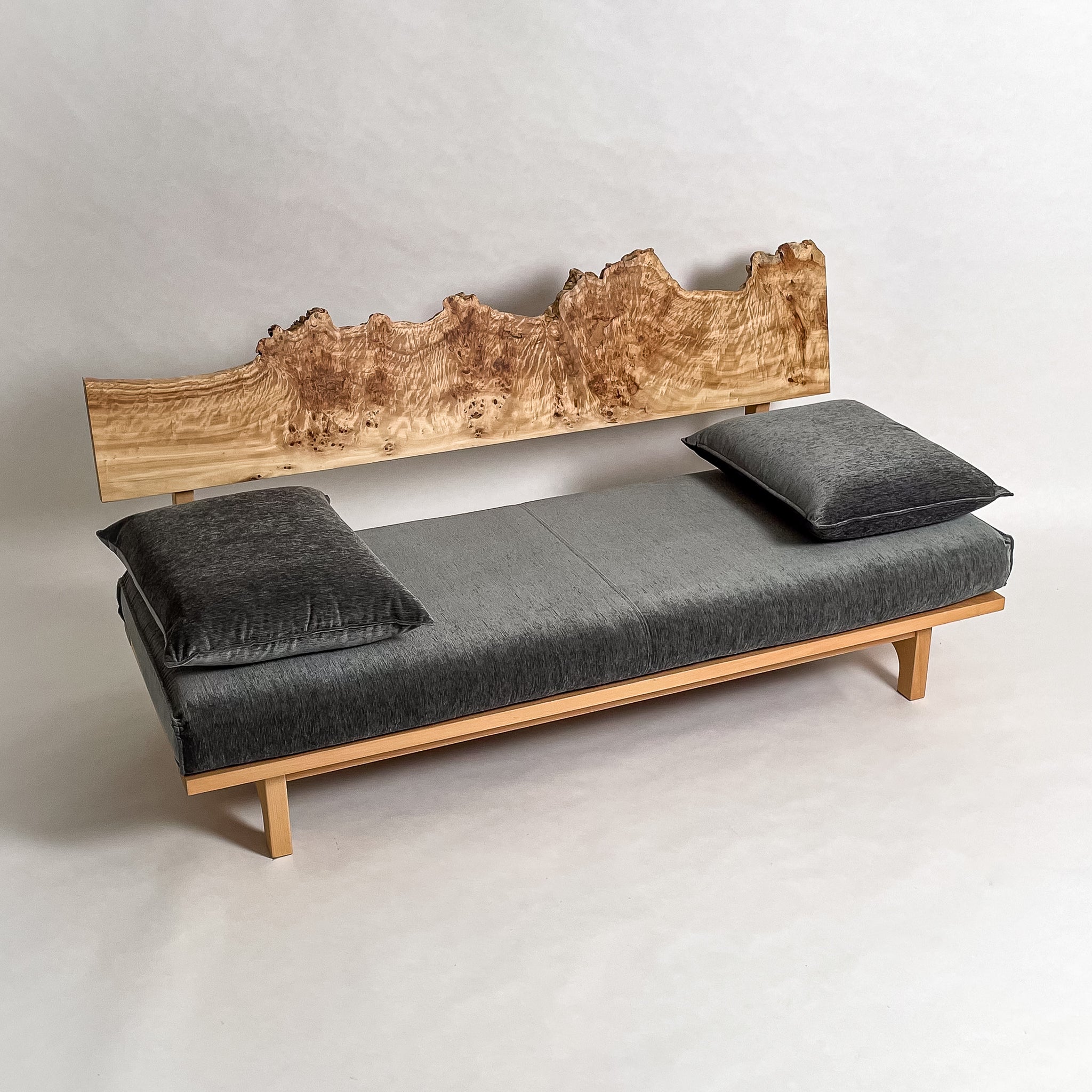 No.2053N3　ポプラ/天然無垢 一枚板ソファ