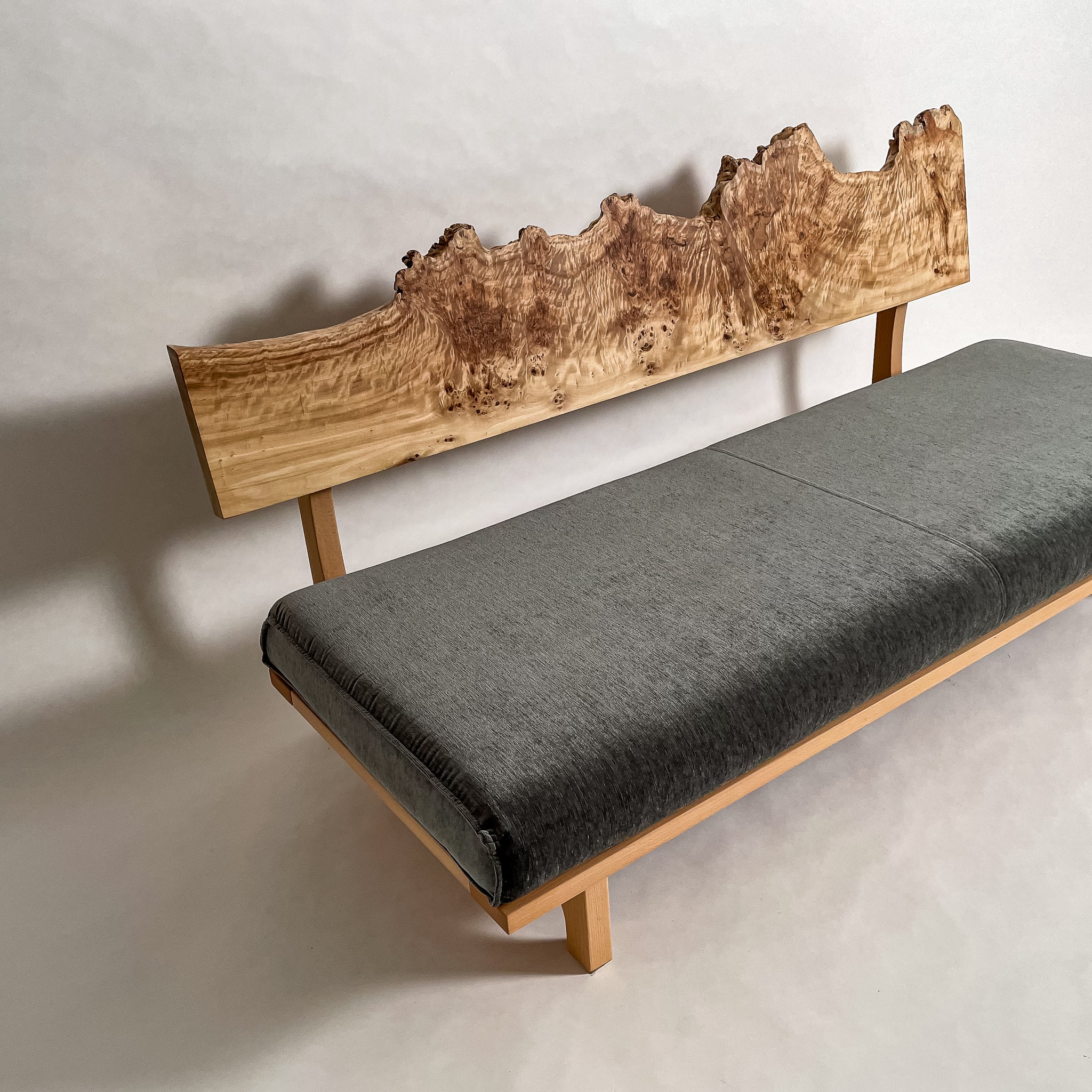 No.2053N3　ポプラ/天然無垢 一枚板ソファ