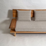 屋久杉 高級 一枚板ソファ 2人掛け 横左半分 クッションあり