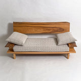 屋久杉 高級 一枚板ソファ 2人掛け 横 クッション横