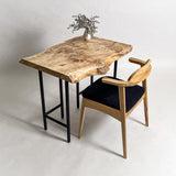 No.2134　ポプラ/一枚板デスク