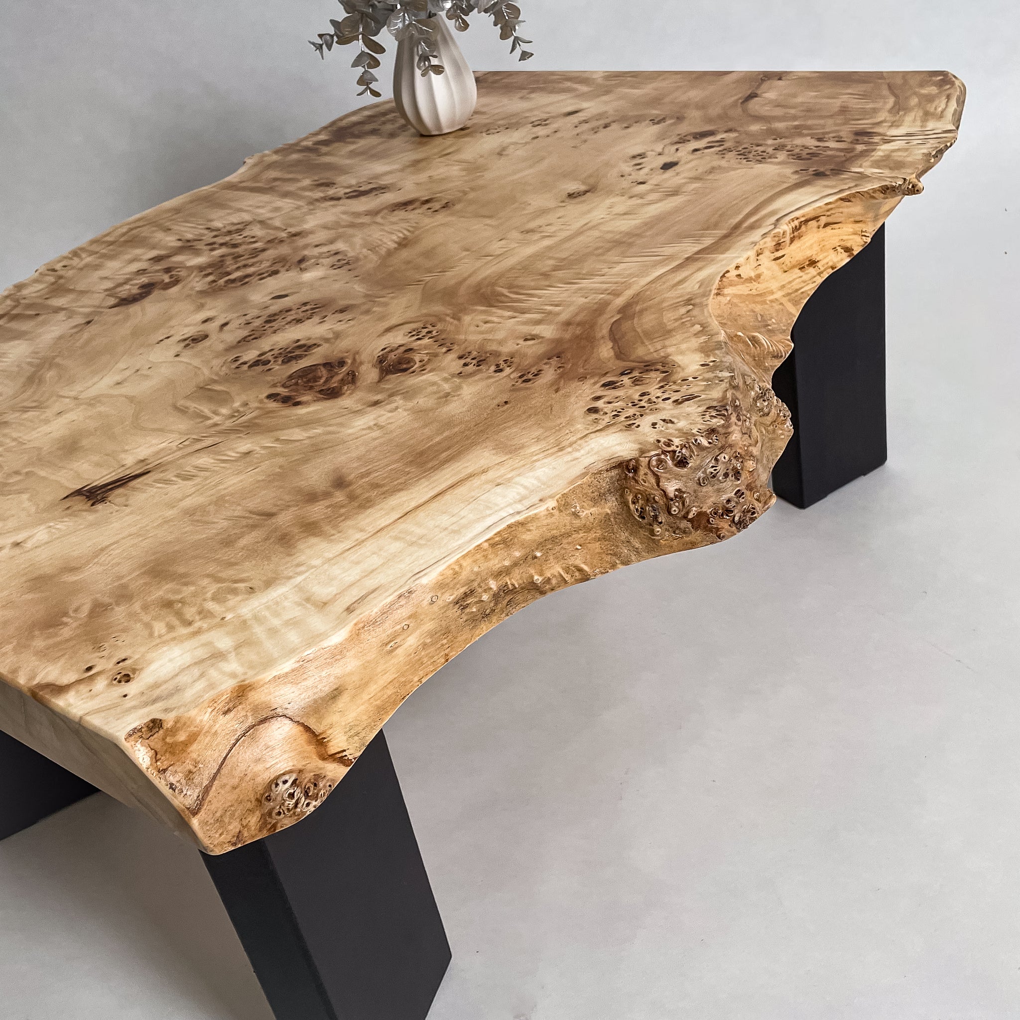 No.2134　ポプラ/一枚板ローテーブル