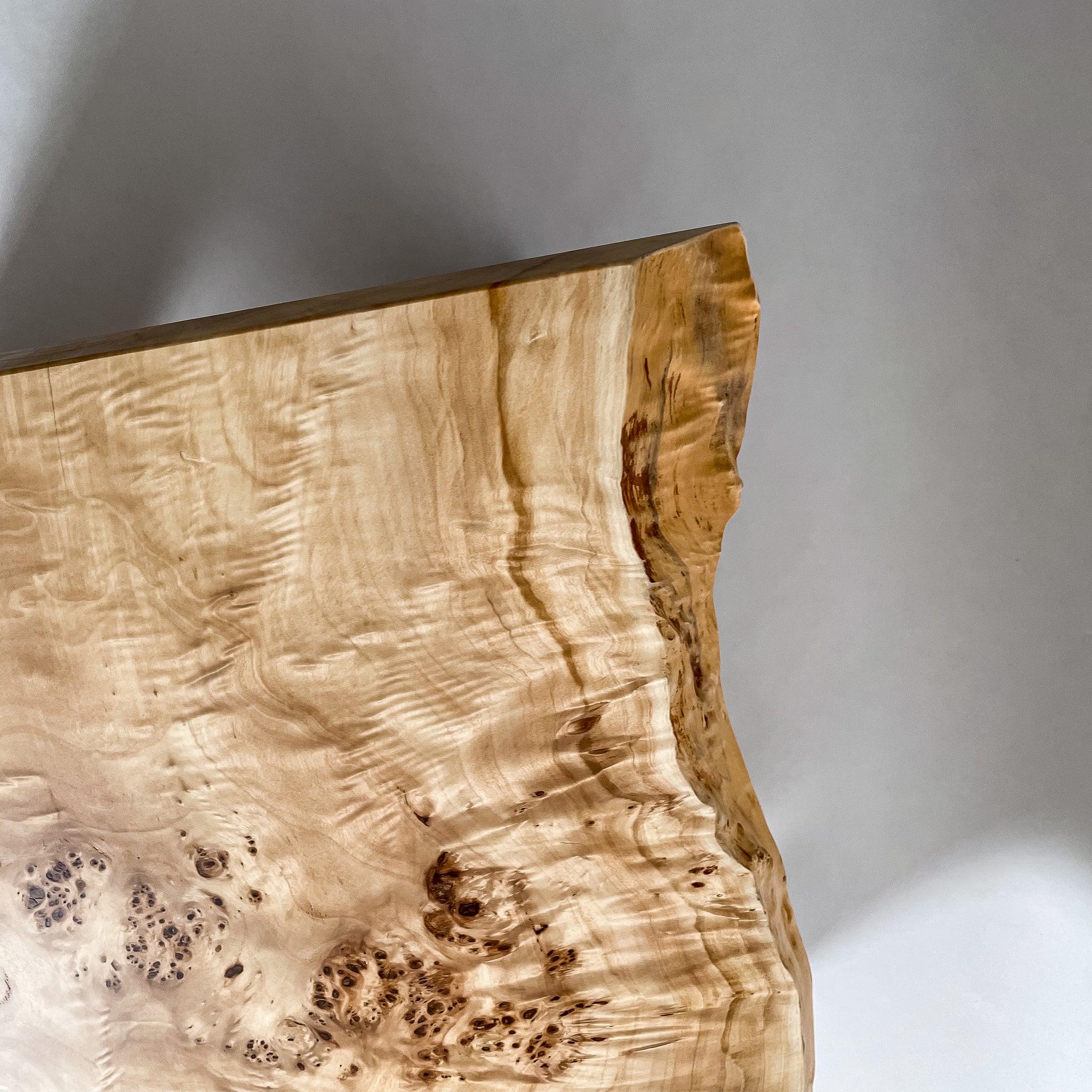 No.2134　ポプラ/一枚板デスク