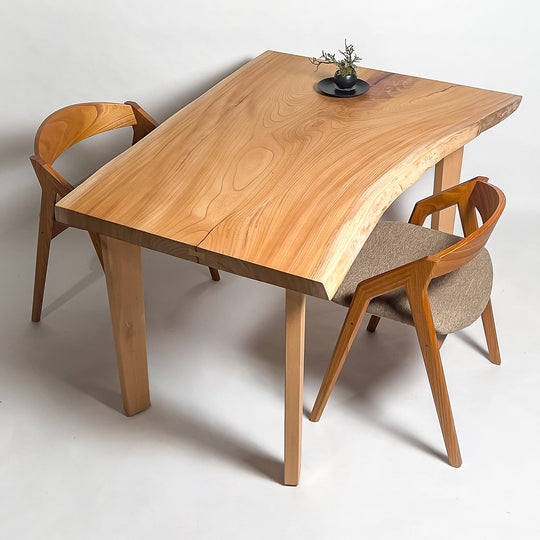 欅一枚板ダイニングテーブル｜鬼童銘木（KIDOMEIMOKU） – 【公式】鬼童