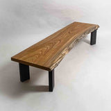 No.2111　欅（けやき）/一枚板ローテーブル