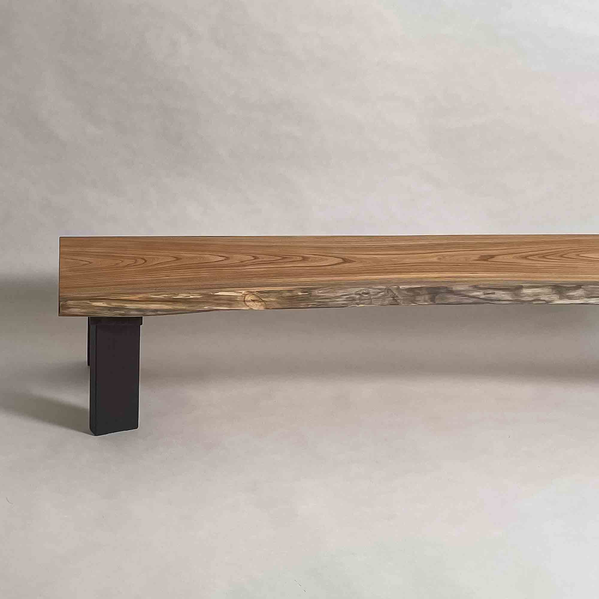 No.2111　欅（けやき）/一枚板ローテーブル