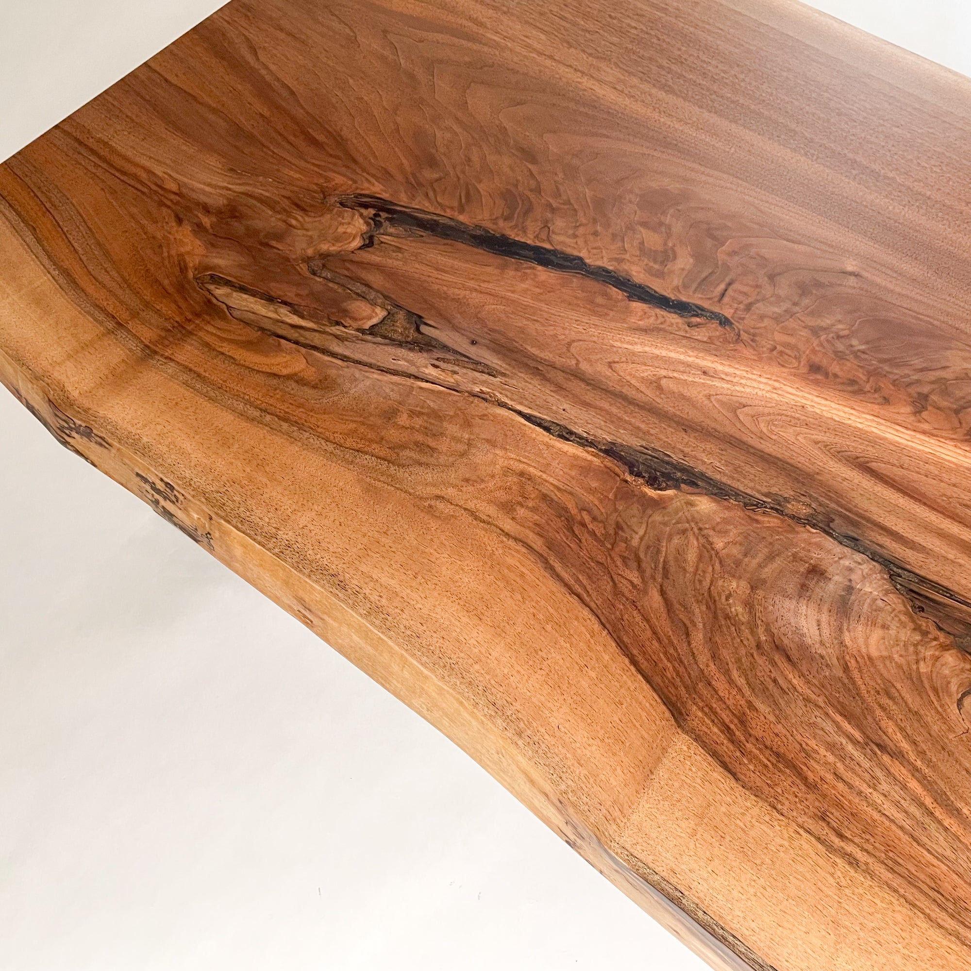 KIDOMEIMOKU ウォールナット一枚板リビングテーブル｜215cm(6人掛け