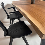 No.2204　ウォールナット/一枚板ダイニングテーブル