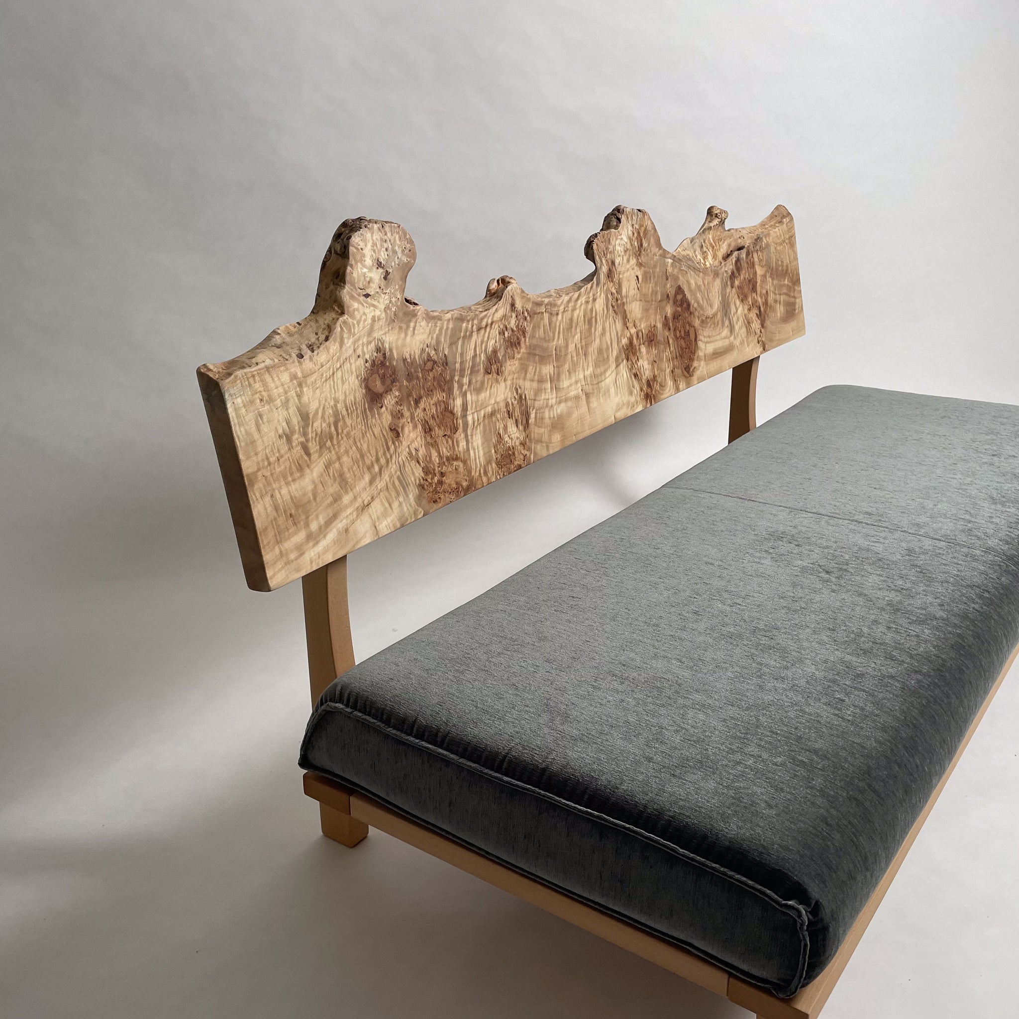 No.2112N3　ポプラ/天然無垢 一枚板ソファ