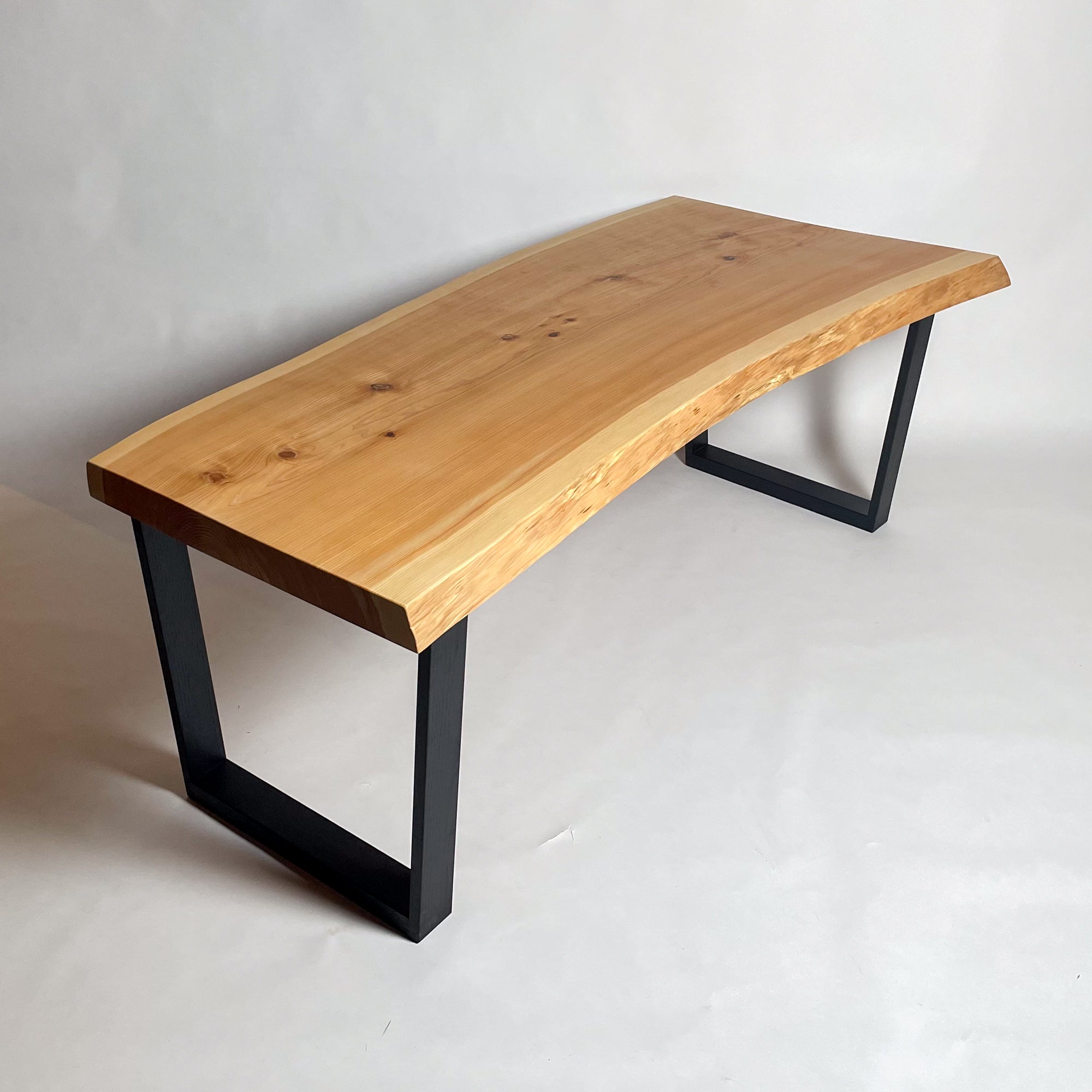 ちょび☆木製ダイニングテーブル KIDOMEIMOKU 吉野杉一枚板ダイニングテーブル｜200cm(6人掛け