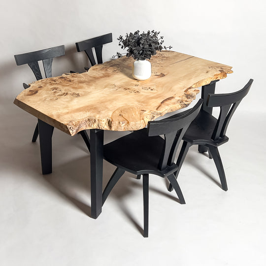 No.2334　ポプラ/一枚板ダイニングテーブル