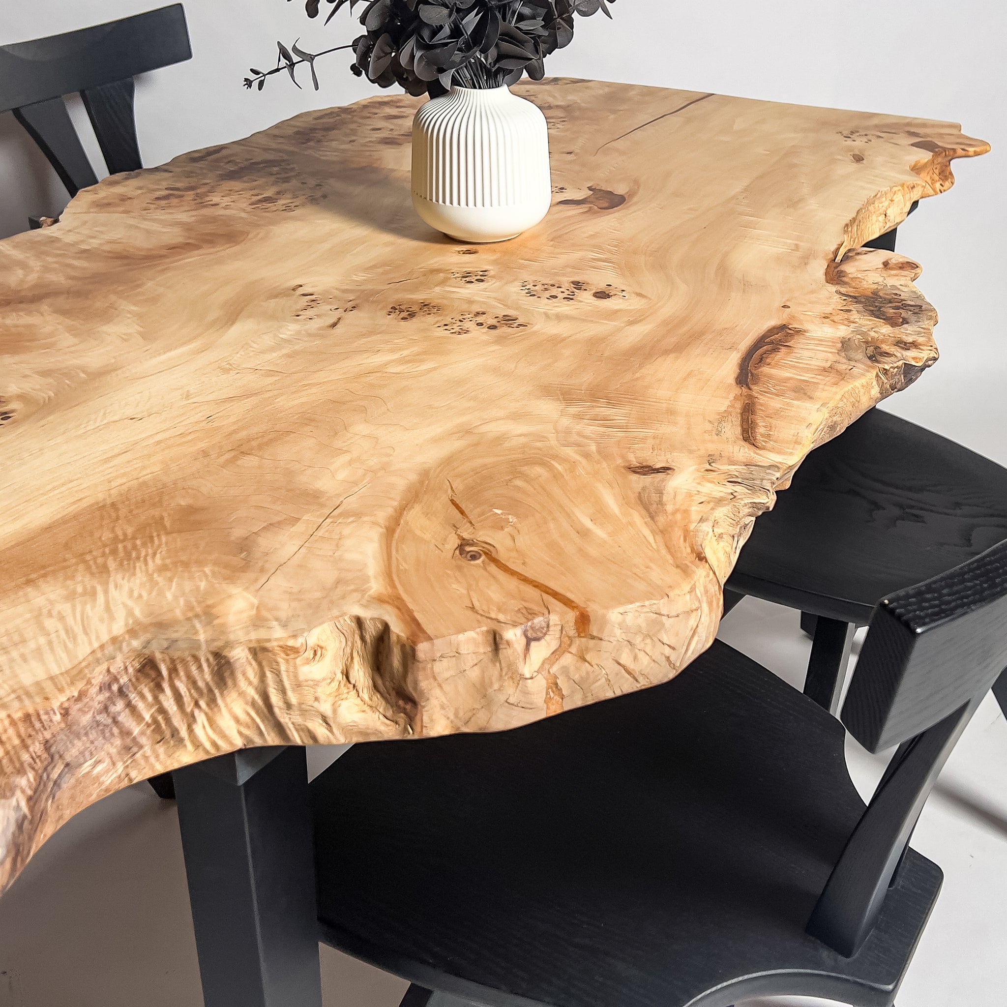 KIDOMEIMOKU ポプラ一枚板ダイニングテーブル｜150cm(4人掛け