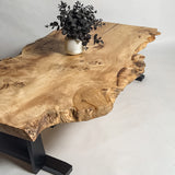 No.2334　ポプラ/一枚板リビングテーブル