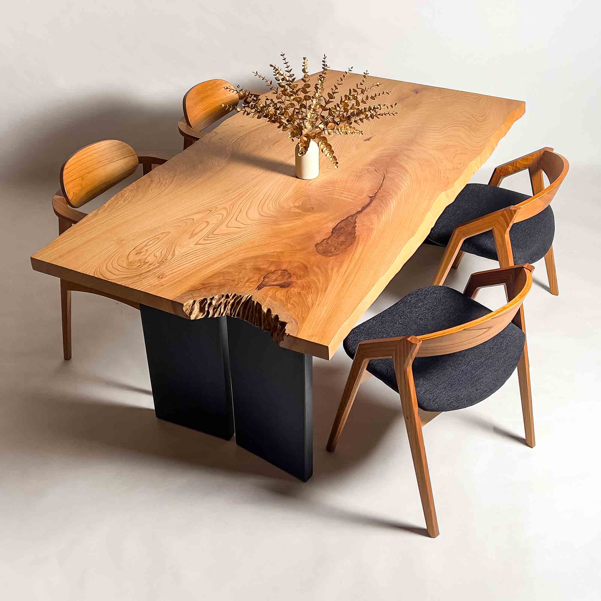 No.2416　欅（けやき）/一枚板ダイニングテーブル